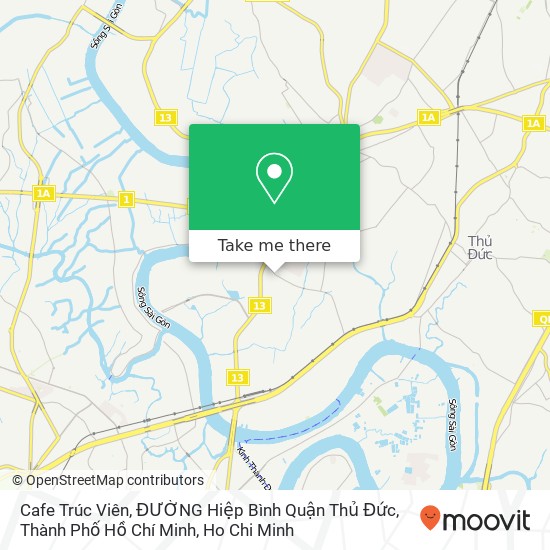 Cafe Trúc Viên, ĐƯỜNG Hiệp Bình Quận Thủ Đức, Thành Phố Hồ Chí Minh map