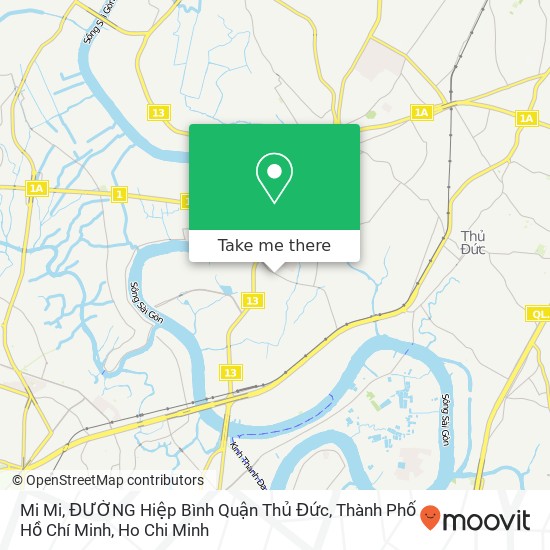 Mi Mi, ĐƯỜNG Hiệp Bình Quận Thủ Đức, Thành Phố Hồ Chí Minh map