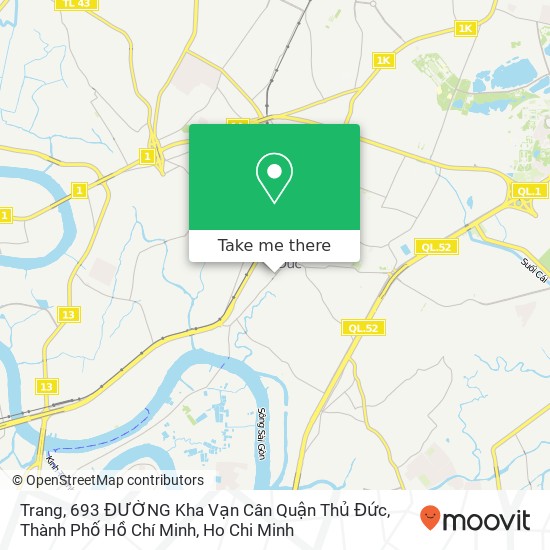 Trang, 693 ĐƯỜNG Kha Vạn Cân Quận Thủ Đức, Thành Phố Hồ Chí Minh map