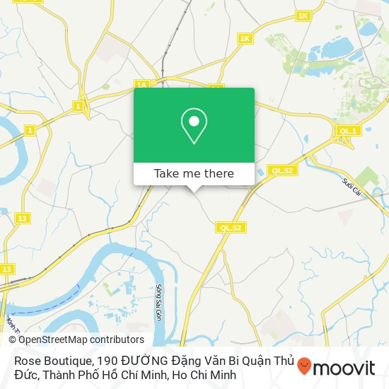 Rose Boutique, 190 ĐƯỜNG Đặng Văn Bi Quận Thủ Đức, Thành Phố Hồ Chí Minh map