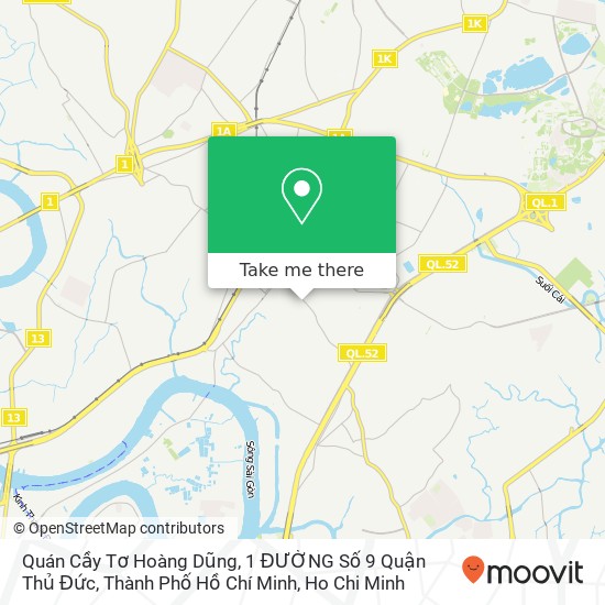 Quán Cầy Tơ Hoàng Dũng, 1 ĐƯỜNG Số 9 Quận Thủ Đức, Thành Phố Hồ Chí Minh map