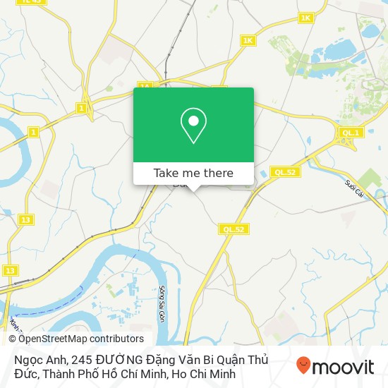 Ngọc Anh, 245 ĐƯỜNG Đặng Văn Bi Quận Thủ Đức, Thành Phố Hồ Chí Minh map