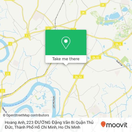 Hoàng Anh, 223 ĐƯỜNG Đặng Văn Bi Quận Thủ Đức, Thành Phố Hồ Chí Minh map