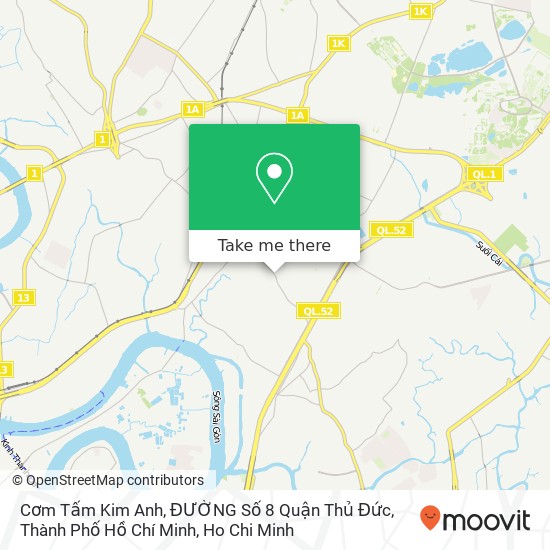 Cơm Tấm Kim Anh, ĐƯỜNG Số 8 Quận Thủ Đức, Thành Phố Hồ Chí Minh map