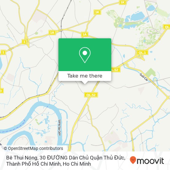 Bê Thui Nóng, 30 ĐƯỜNG Dân Chủ Quận Thủ Đức, Thành Phố Hồ Chí Minh map