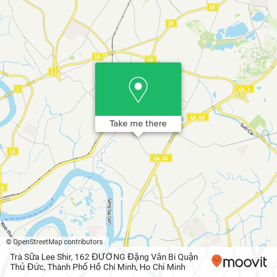 Trà Sữa Lee Shir, 162 ĐƯỜNG Đặng Văn Bi Quận Thủ Đức, Thành Phố Hồ Chí Minh map