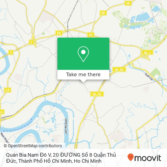 Quán Bia Nam Đô V, 20 ĐƯỜNG Số 8 Quận Thủ Đức, Thành Phố Hồ Chí Minh map