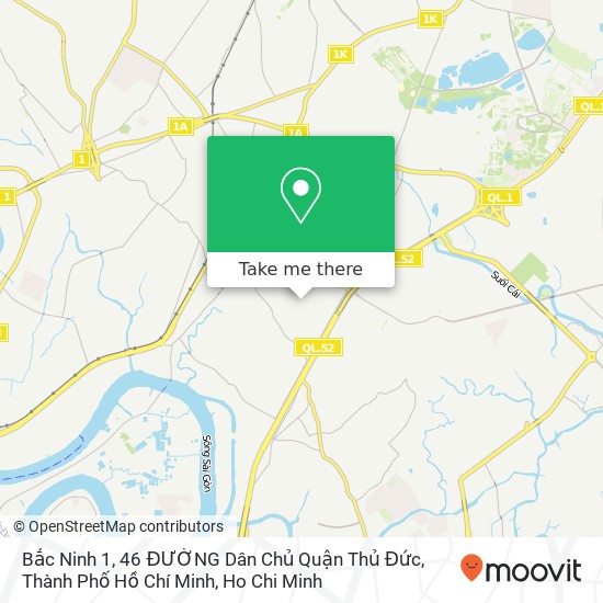 Bắc Ninh 1, 46 ĐƯỜNG Dân Chủ Quận Thủ Đức, Thành Phố Hồ Chí Minh map