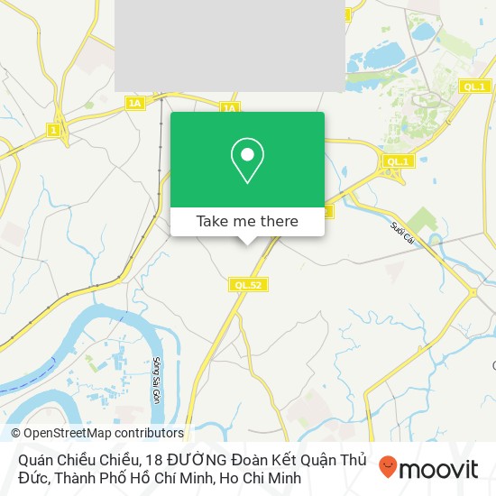 Quán Chiều Chiều, 18 ĐƯỜNG Đoàn Kết Quận Thủ Đức, Thành Phố Hồ Chí Minh map
