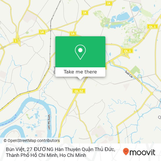 Bún Việt, 27 ĐƯỜNG Hàn Thuyên Quận Thủ Đức, Thành Phố Hồ Chí Minh map