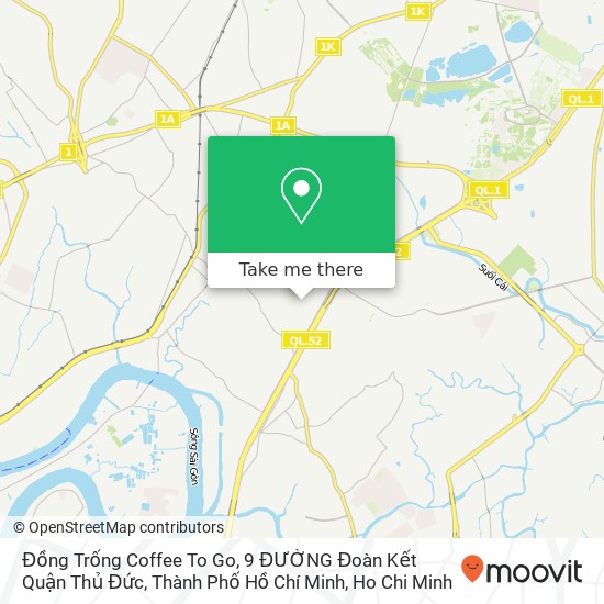 Đồng Trống Coffee To Go, 9 ĐƯỜNG Đoàn Kết Quận Thủ Đức, Thành Phố Hồ Chí Minh map