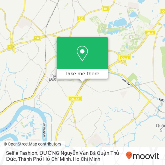 Selfie Fashion, ĐƯỜNG Nguyễn Văn Bá Quận Thủ Đức, Thành Phố Hồ Chí Minh map