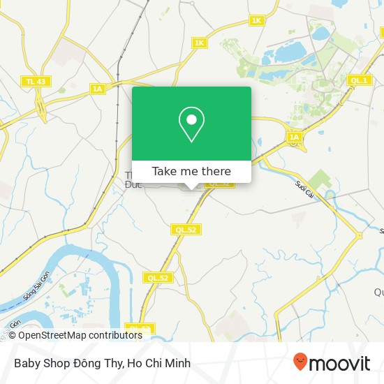 Baby Shop Đông Thy map