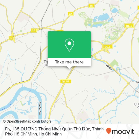 Fly, 135 ĐƯỜNG Thống Nhất Quận Thủ Đức, Thành Phố Hồ Chí Minh map