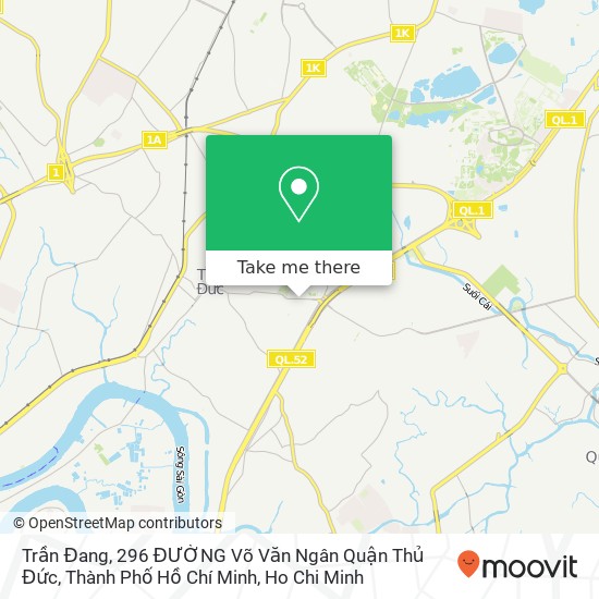 Trần Đang, 296 ĐƯỜNG Võ Văn Ngân Quận Thủ Đức, Thành Phố Hồ Chí Minh map