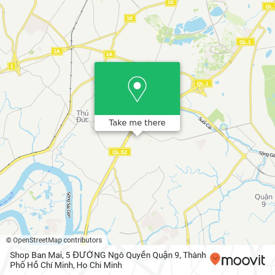 Shop Ban Mai, 5 ĐƯỜNG Ngô Quyền Quận 9, Thành Phố Hồ Chí Minh map