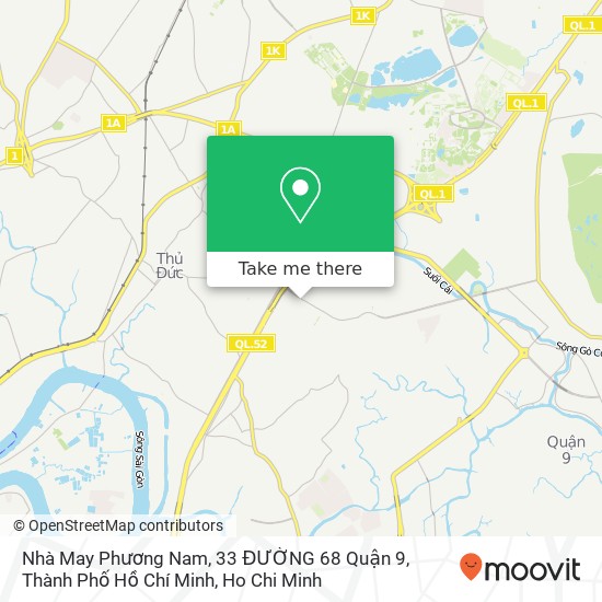 Nhà May Phương Nam, 33 ĐƯỜNG 68 Quận 9, Thành Phố Hồ Chí Minh map