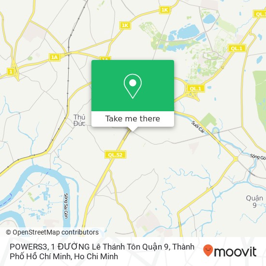 POWERS3, 1 ĐƯỜNG Lê Thánh Tôn Quận 9, Thành Phố Hồ Chí Minh map