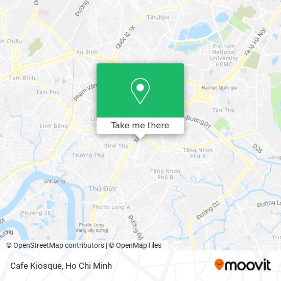 Cafe Kiosque map