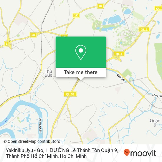 Yakiniku Jyu - Go, 1 ĐƯỜNG Lê Thánh Tôn Quận 9, Thành Phố Hồ Chí Minh map