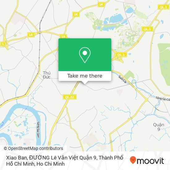 Xiao Ban, ĐƯỜNG Lê Văn Việt Quận 9, Thành Phố Hồ Chí Minh map