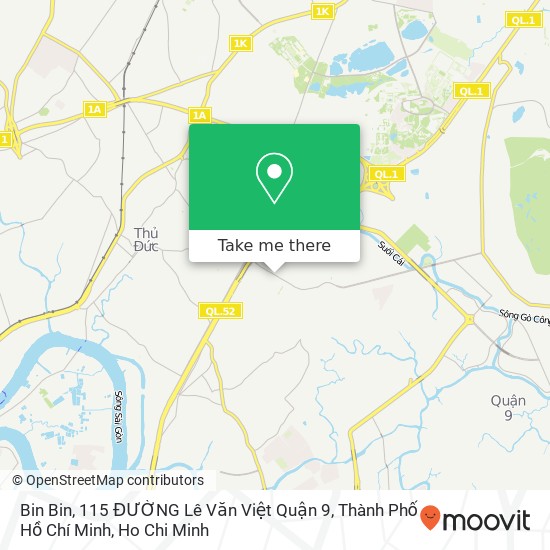 Bin Bin, 115 ĐƯỜNG Lê Văn Việt Quận 9, Thành Phố Hồ Chí Minh map