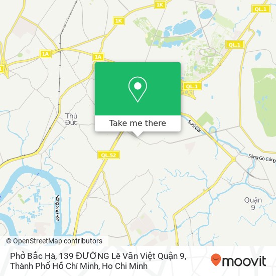 Phở Bắc Hà, 139 ĐƯỜNG Lê Văn Việt Quận 9, Thành Phố Hồ Chí Minh map