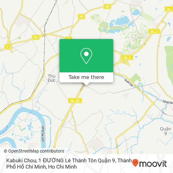 Kabuki Chou, 1 ĐƯỜNG Lê Thánh Tôn Quận 9, Thành Phố Hồ Chí Minh map