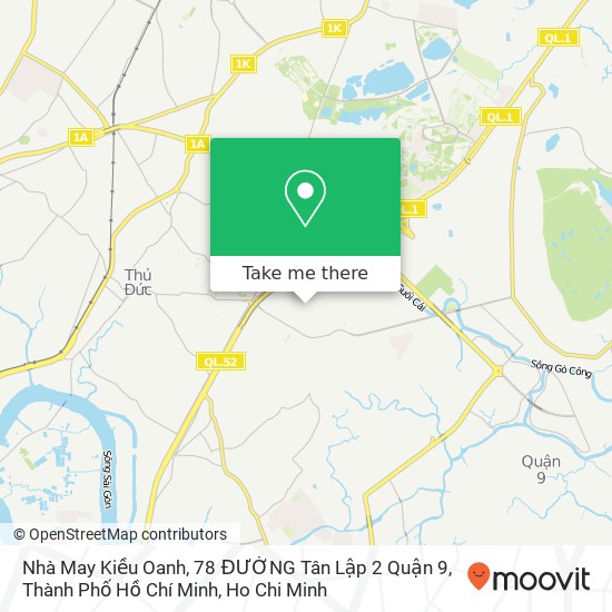 Nhà May Kiều Oanh, 78 ĐƯỜNG Tân Lập 2 Quận 9, Thành Phố Hồ Chí Minh map