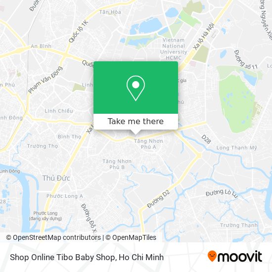 Shop Online Tibo Baby Shop map