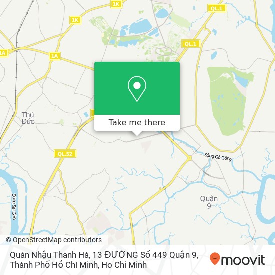 Quán Nhậu Thanh Hà, 13 ĐƯỜNG Số 449 Quận 9, Thành Phố Hồ Chí Minh map