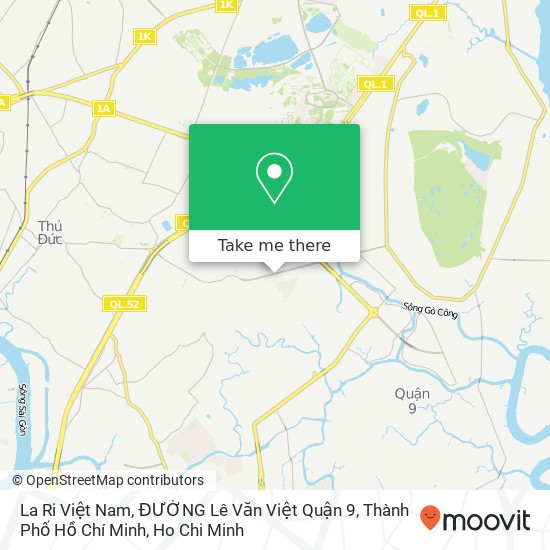 La Ri Việt Nam, ĐƯỜNG Lê Văn Việt Quận 9, Thành Phố Hồ Chí Minh map