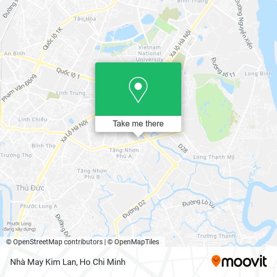 Nhà May Kim Lan map