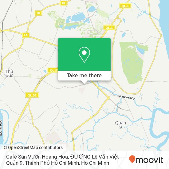 Café Sân Vườn Hoàng Hoa, ĐƯỜNG Lê Văn Việt Quận 9, Thành Phố Hồ Chí Minh map