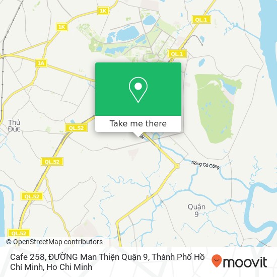 Cafe 258, ĐƯỜNG Man Thiện Quận 9, Thành Phố Hồ Chí Minh map