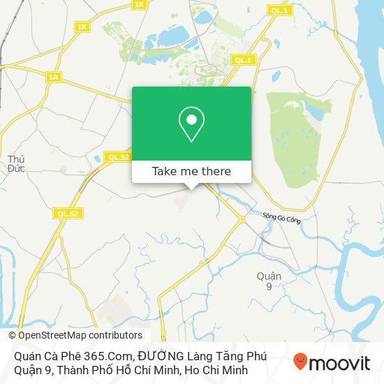 Quán Cà Phê 365.Com, ĐƯỜNG Làng Tăng Phú Quận 9, Thành Phố Hồ Chí Minh map