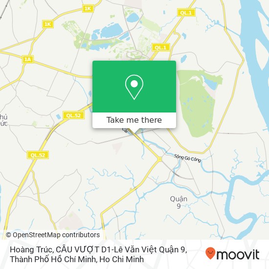 Hoàng Trúc, CẦU VƯỢT D1-Lê Văn Việt Quận 9, Thành Phố Hồ Chí Minh map