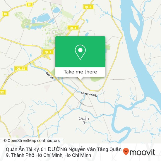 Quán Ăn Tài Ký, 61 ĐƯỜNG Nguyễn Văn Tăng Quận 9, Thành Phố Hồ Chí Minh map