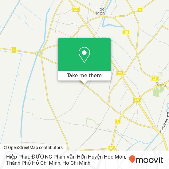 Hiệp Phát, ĐƯỜNG Phan Văn Hớn Huyện Hóc Môn, Thành Phố Hồ Chí Minh map