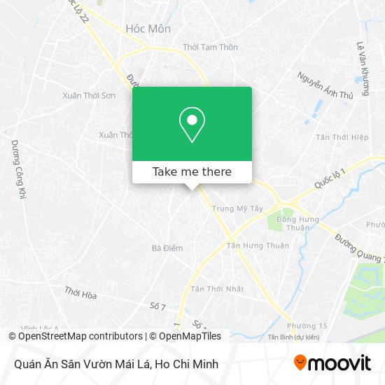 Quán Ăn Sân Vườn Mái Lá map