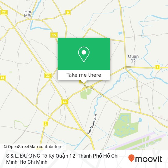 S & L, ĐƯỜNG Tô Ký Quận 12, Thành Phố Hồ Chí Minh map
