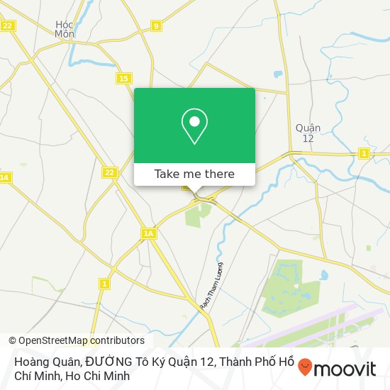 Hoàng Quân, ĐƯỜNG Tô Ký Quận 12, Thành Phố Hồ Chí Minh map