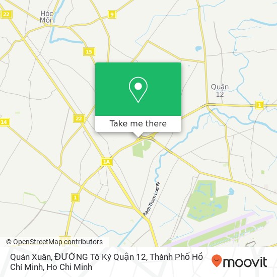 Quán Xuân, ĐƯỜNG Tô Ký Quận 12, Thành Phố Hồ Chí Minh map