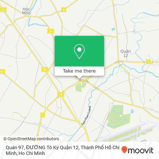 Quán 97, ĐƯỜNG Tô Ký Quận 12, Thành Phố Hồ Chí Minh map