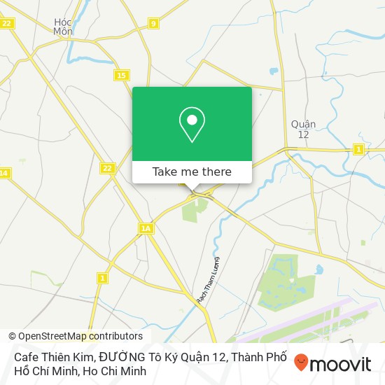 Cafe Thiên Kim, ĐƯỜNG Tô Ký Quận 12, Thành Phố Hồ Chí Minh map