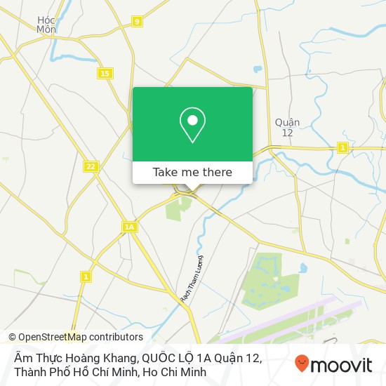 Ẩm Thực Hoàng Khang, QUỐC LỘ 1A Quận 12, Thành Phố Hồ Chí Minh map