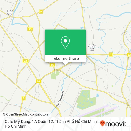 Cafe Mỹ Dung, 1A Quận 12, Thành Phố Hồ Chí Minh map