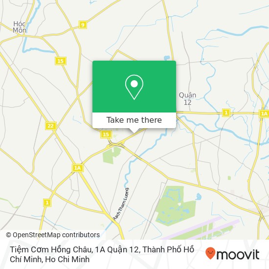Tiệm Cơm Hồng Châu, 1A Quận 12, Thành Phố Hồ Chí Minh map