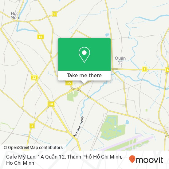 Cafe Mỹ Lan, 1A Quận 12, Thành Phố Hồ Chí Minh map