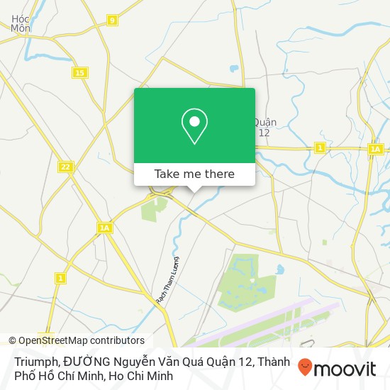 Triumph, ĐƯỜNG Nguyễn Văn Quá Quận 12, Thành Phố Hồ Chí Minh map